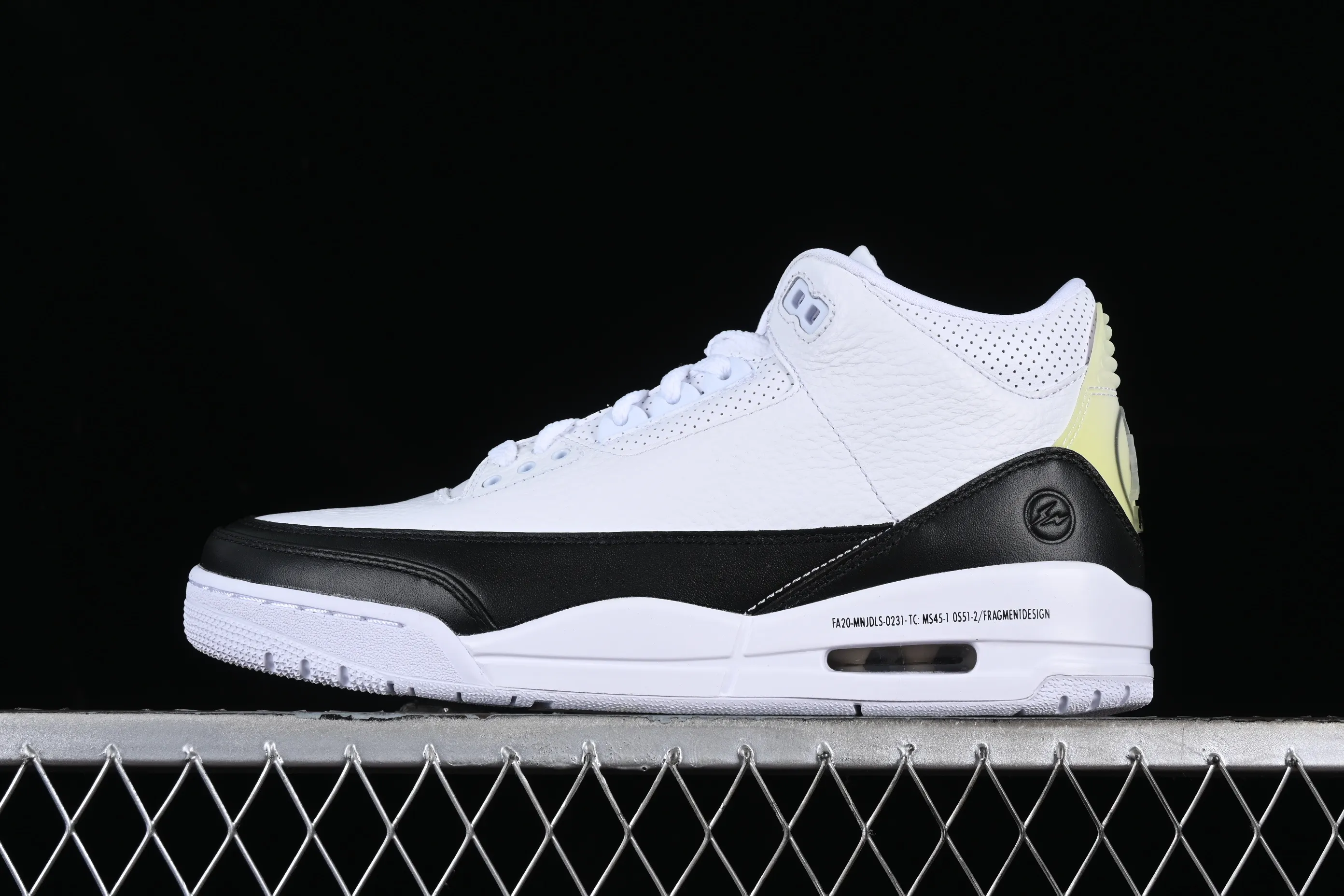 All categories Air Jordan Jordan series basketball shoes Air Jordan 3 Fragment Design x Air Jordan 3 AJ3 Joe 3 heel oxidized version Hiroshi Fujiwara co-branded DA3595-100
